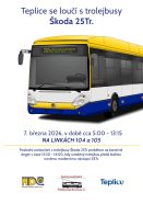 Teplice se loučí s trolejbusy 25 Tr